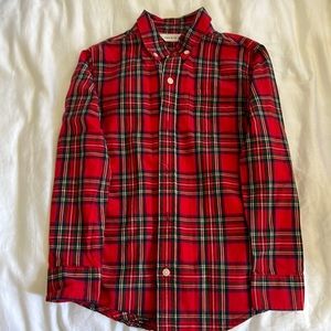 Janie and Jack Boys Holiday Button Down Shirt